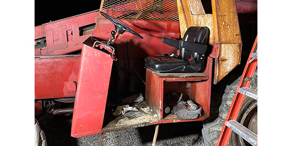 forklift seat tractor seat with suspension