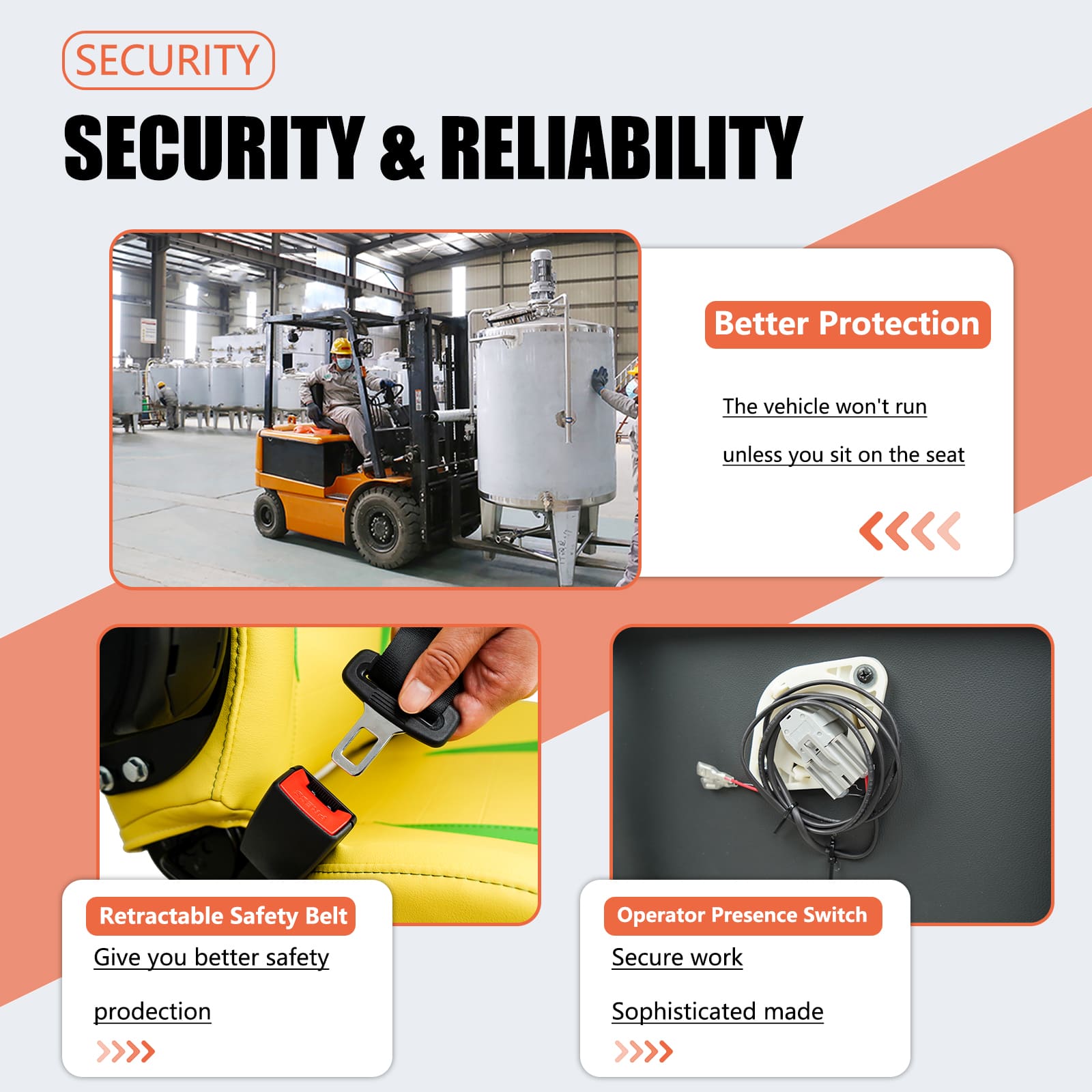 Universal Tractor Seat, Zero Turn Mower Seat with Adjustable Safety Belt Armrest Backrest Micro Switch for John Deere ZTR Forklift Skid Steer Loader Telehandler Dozer Excavator