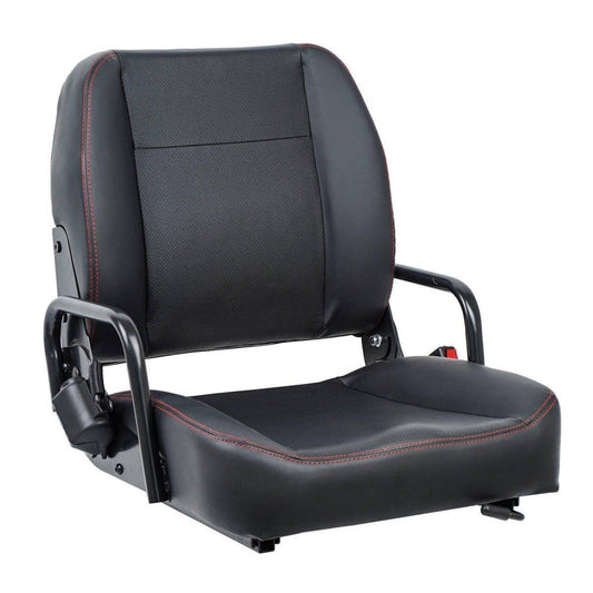 Universal Forklift Seat,Tractor Seat with Adjustable Back,Safety Belt and Operator Position Switch,Excavator Skid Loader Backhoe Dozer Telehandler - TICSEA Inc