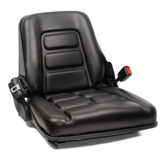 Universal Forklift Seat with Adjustable Back,Safety Belt And Operator Position Switch,for Tractor,Excavator Skid Loader Backhoe Dozer Telehandler - TICSEA Inc