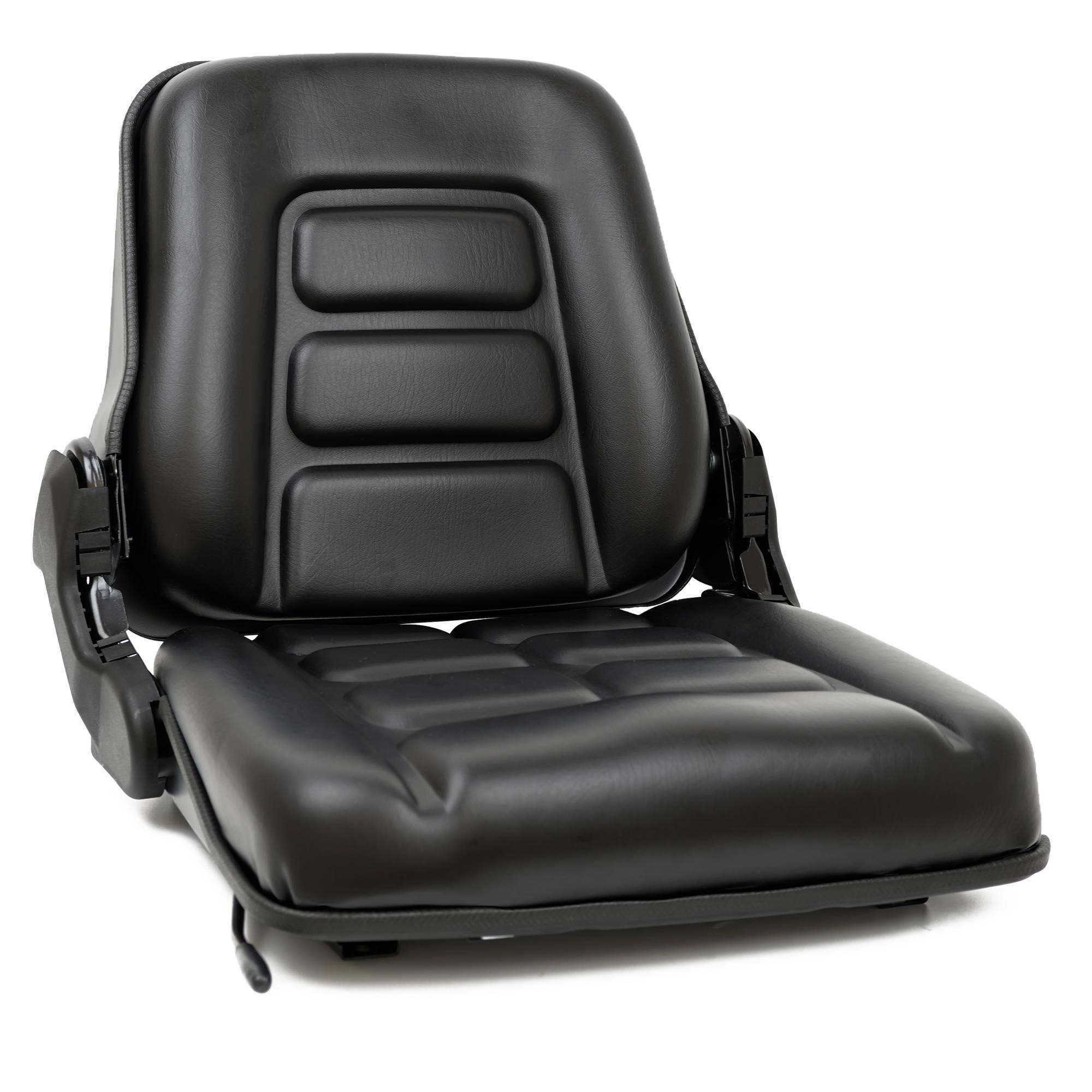 Universal Fold Down Forklift Seat with Adjustable Angle Back,for Tractor,Excavator Skid Loader Backhoe Dozer Telehandler ZTR‘s Construction Equipment - TICSEA Inc